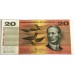 AUSTRALIA 1966 . TWENTY 20  DOLLARS BANKNOTES . COOMBS/WILSON . CONSECUTIVE FOUR